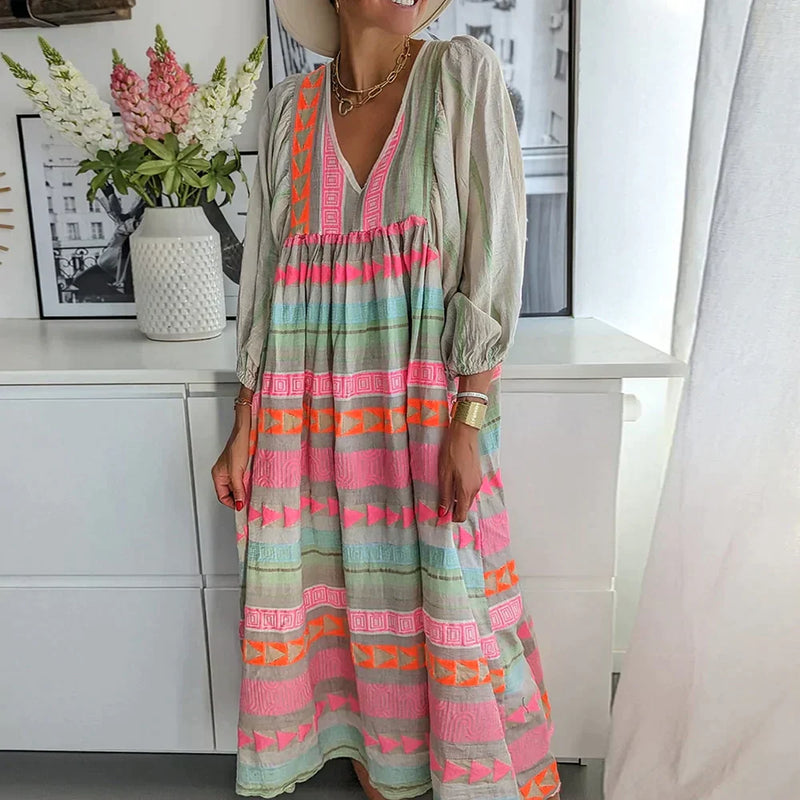 Maxi Sommerkleid mit Farbverlauf – Solenne