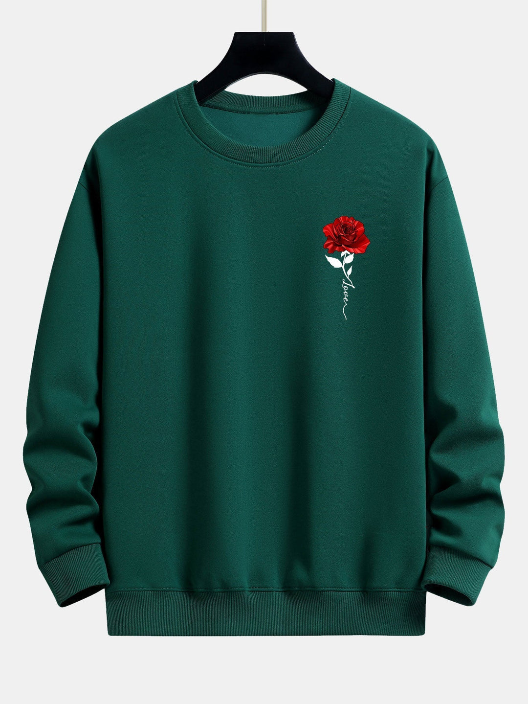 Damen-Sweatshirt mit Rosenmuster - Amelia