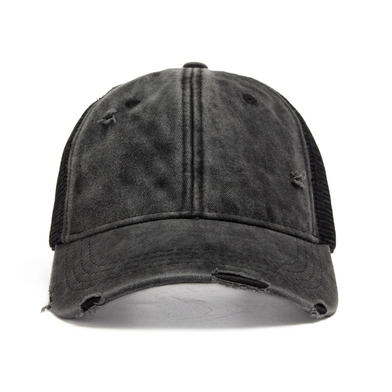 Cap mit Flechtöffnung & Mesh-Design – 1 kaufen, 1 gratis – Liora