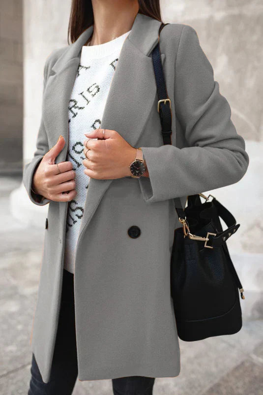 Modische Woll Damen Winterjacke - Eleanor