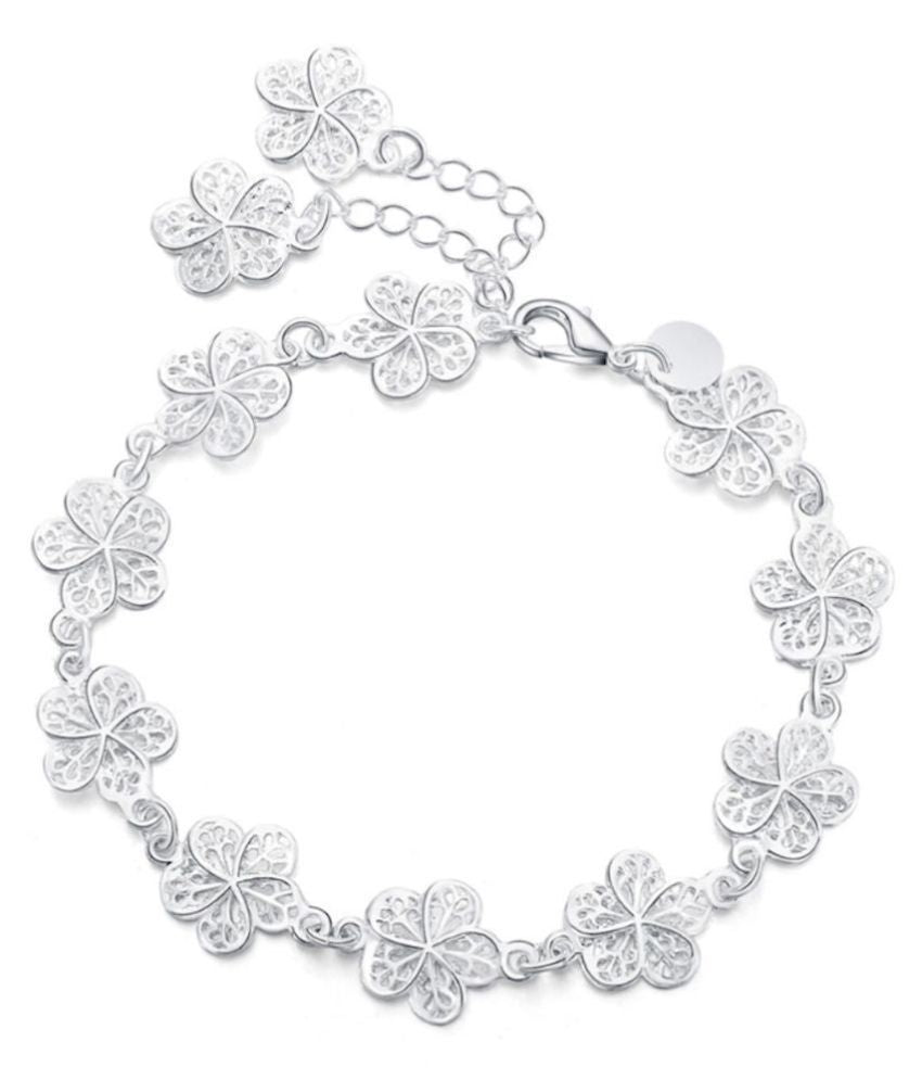 Silver Filigree Bracelet | With Unique Links