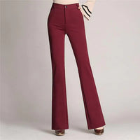 Schlanke Ausgestellte High Waist Hose – Mila