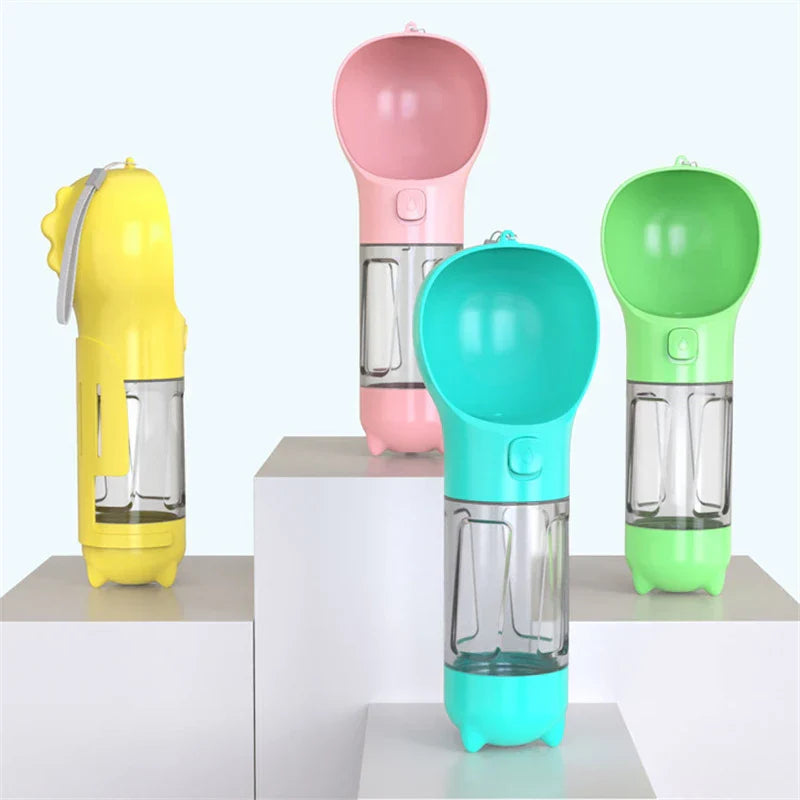 3-in-1 Draagbare Waterfles voor Huisdieren - PawHydrate Pro