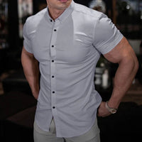 Slim Fit Men's Short Sleeve Shirt - Luca