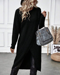 Stilvolles Einfarbiges Sweatkleid - Lina