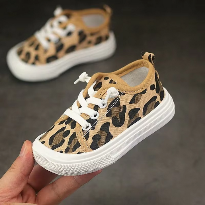 Children's Sneakers with Leopard Print – WildStep