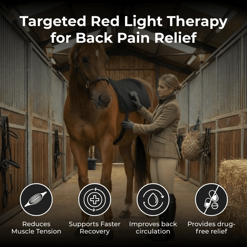 LED Red Light Therapy Back Wrap for Horses 3