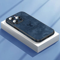 Luxe Hertenleren iPhone Hoes - Veltro