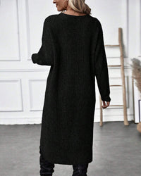 Stilvolles Einfarbiges Sweatkleid - Lina