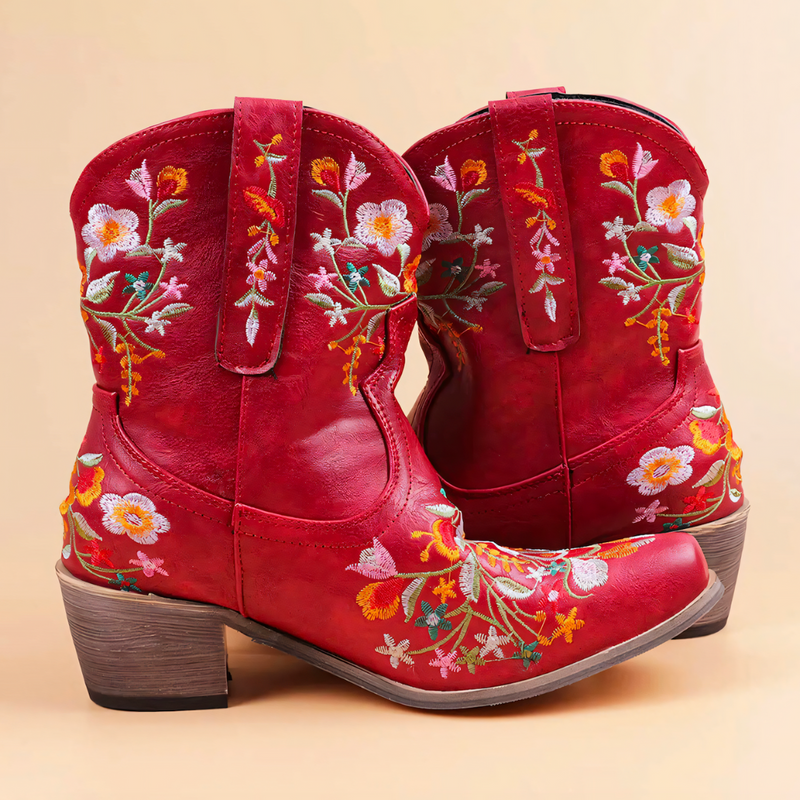 Wasserdichte Vintage Cowgirl-Stiefel - Sierra