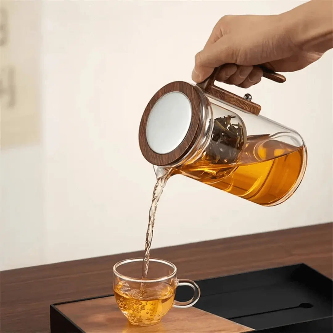 Stijlvolle Transparante Theepot - ClearBrew