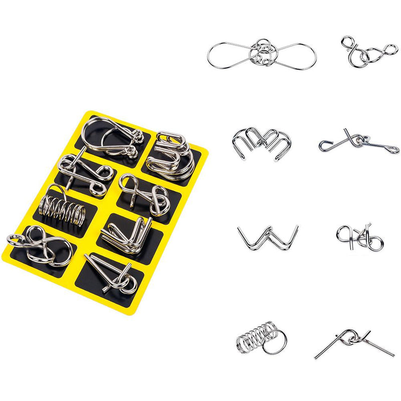 Metall-Puzzleringe Set - BrainTwist
