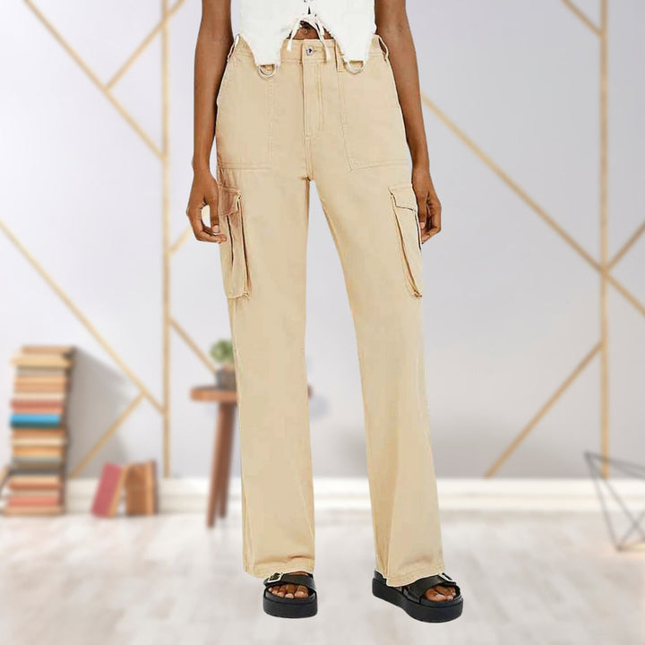 Slim-Fit Damen-Cargohose - Maya