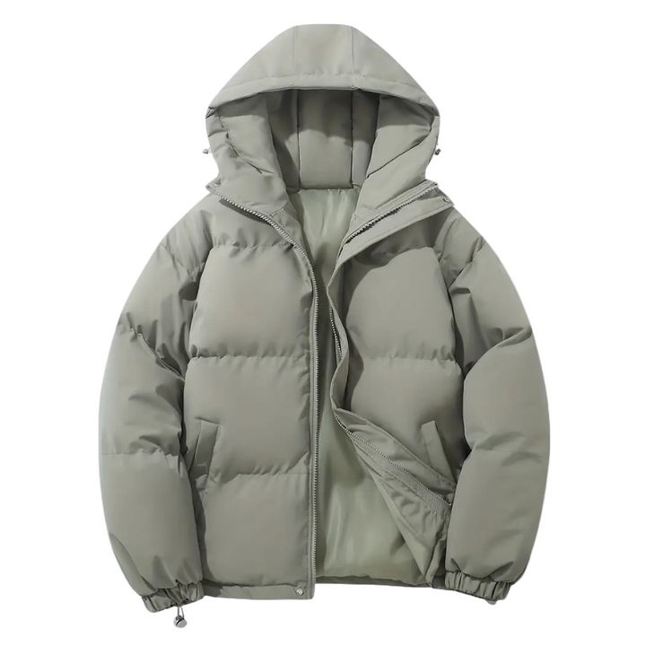 Gepolsterte Herren-Pufferjacke mit Kapuze – Elias