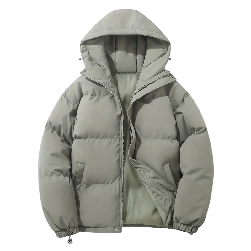 Gepolsterte Herren-Pufferjacke mit Kapuze – Elias