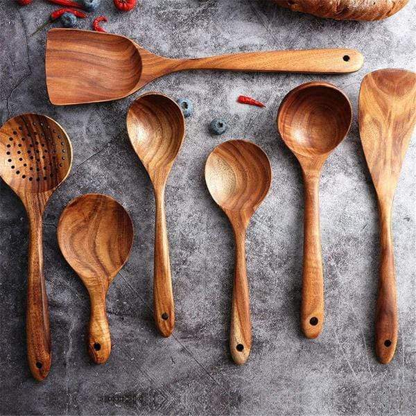 Natural Wooden Kitchen Set - RustiCook