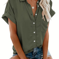 Grace Kragenbluse | Bequemer Knopfverschluss