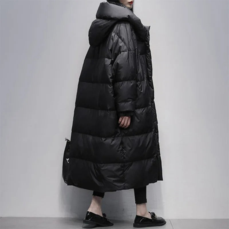 Lang Gefütterte Damen Winterjacke - Amara