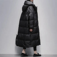 Lang Gefütterte Damen Winterjacke - Amara