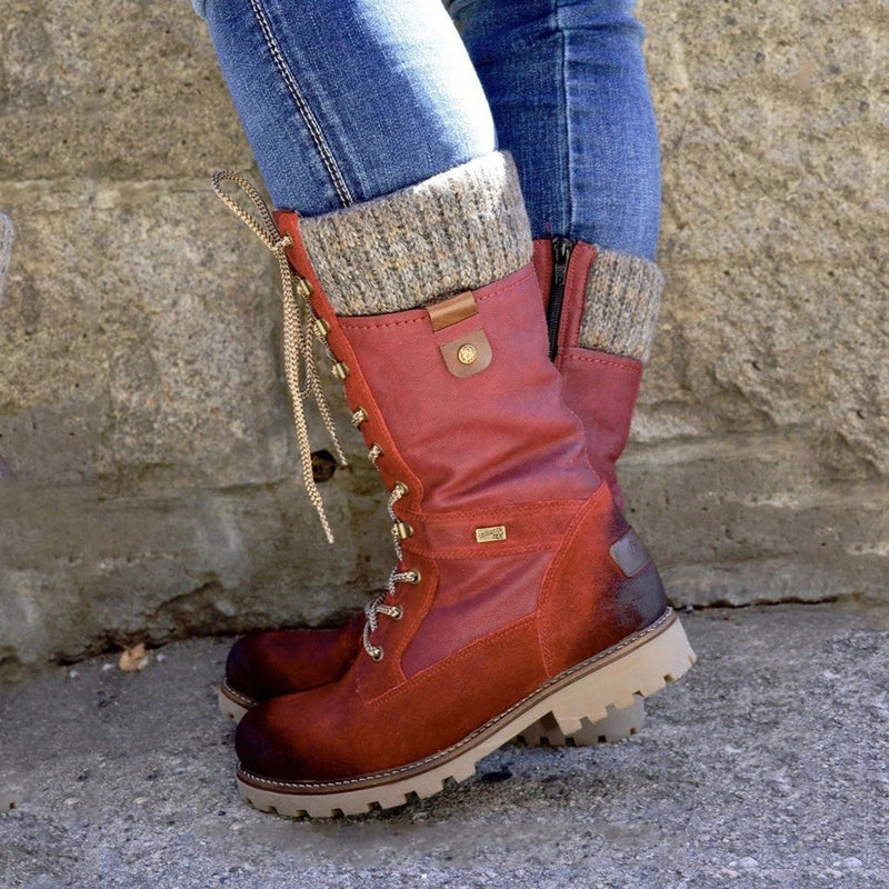 Stilvolle Hohe Damen-Winterstiefel - Nora