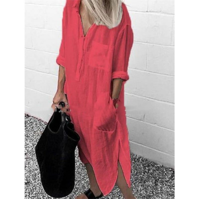 Fließendes und Bequemes Langes Sommerkleid - Mila