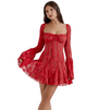 Stilvolles Sommerkleid mit Spitze und offenem Rücken – Julisa