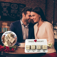 Luxuriöses Holz-Datespiel mit Würfeln - Kreative und spannende Date-Ideen - Überraschungsspiel