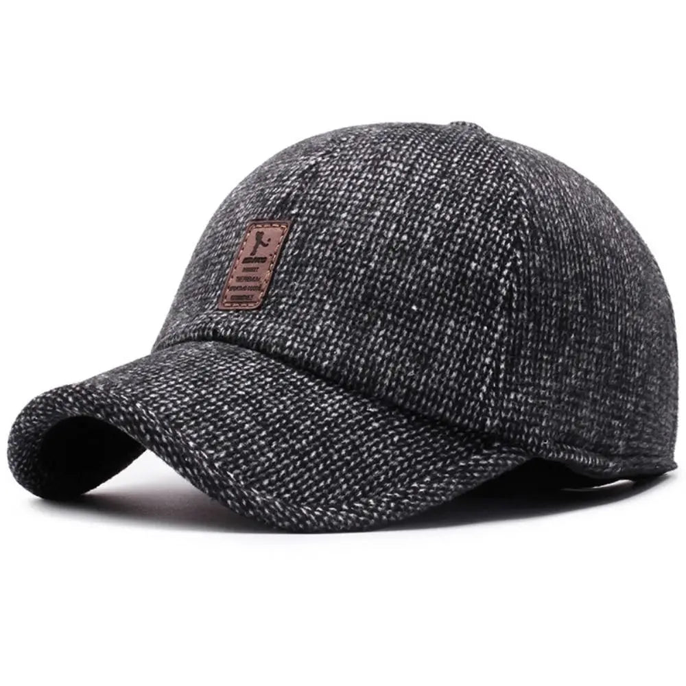 Classic Winterpet | Nostalgische wollen snap cap