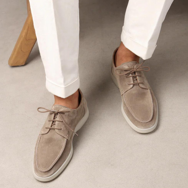 Luxuriöse Leder-Loafer mit Schnürsenkeln für Herren - Diederik