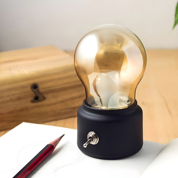 Tragbare Retro-Tischlampe - LumiRetro