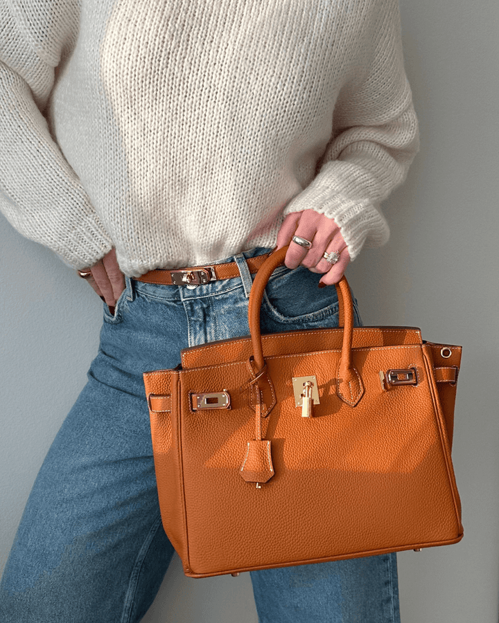 Stilvolle Lederhandtasche - Liana
