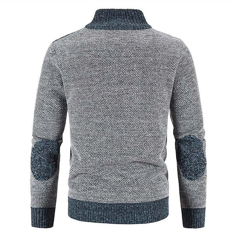 Wolljacke mit Reißverschluss und Pullover - Leon