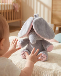 PeekaBuddy – The Giggle Elephant Interactive Peekaboo Plush 3