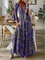 Boho Maxikleid mit fließender Passform & Details – Amira