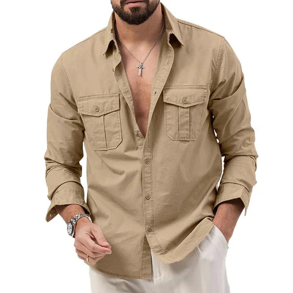 Robustes Herren Cargo Hemd - Tobias