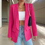 Stilvoller Damenblazer aus Polyester-Baumwolle - SophieBlaze