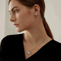 Love knot necklace + earring set | The perfect set to give!