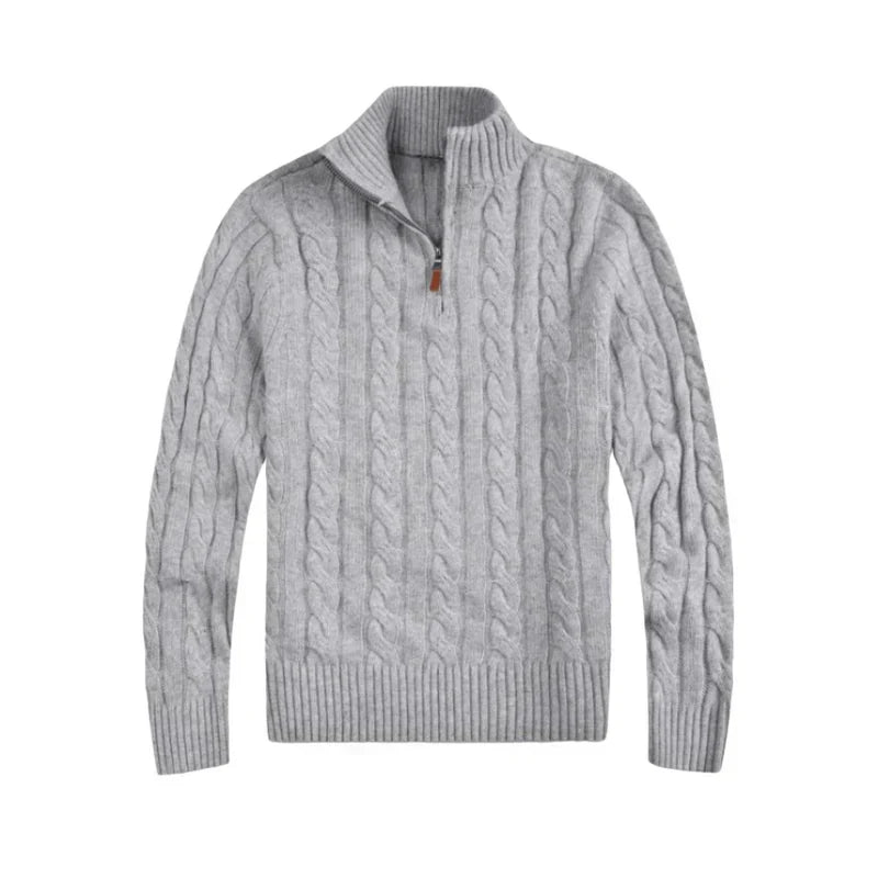 Klassischer Zopfmusterpullover für Herren - Henry