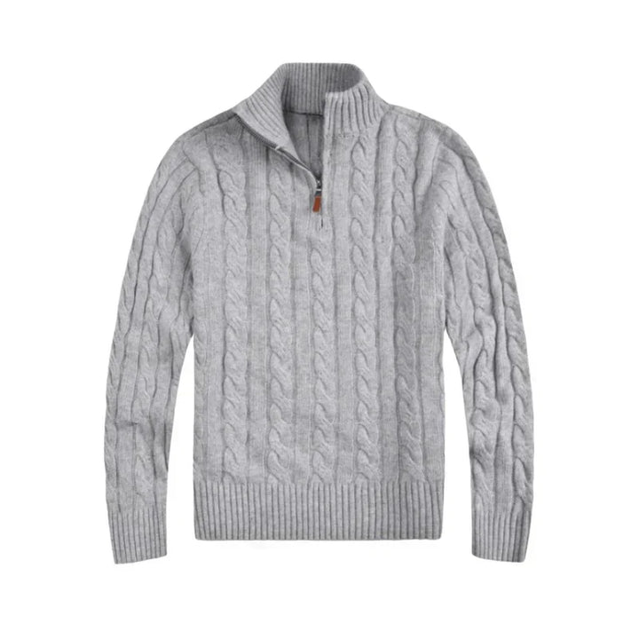 Klassischer Zopfmusterpullover für Herren - Henry
