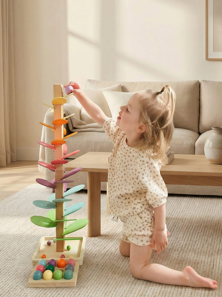 Interactive Rainbow Marble Sound Tree - Luca