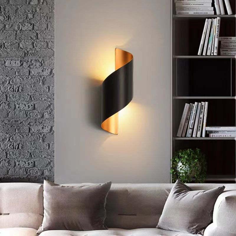Moderne Spiral-LED-Wandleuchte - TwistLight