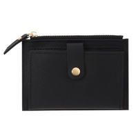 Samt-Leder Mini-Geldbörse | Kompakt & trendy