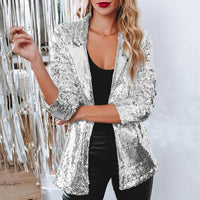 Trendiger Paillettenblazer - Olivia