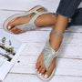 Bequeme, sommerliche und stützende Damensandalen mit verstellbarem Riemen – Lysbeth