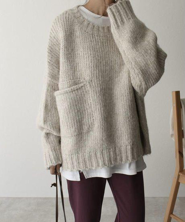 Oversized Strickpullover - AutumnComfort