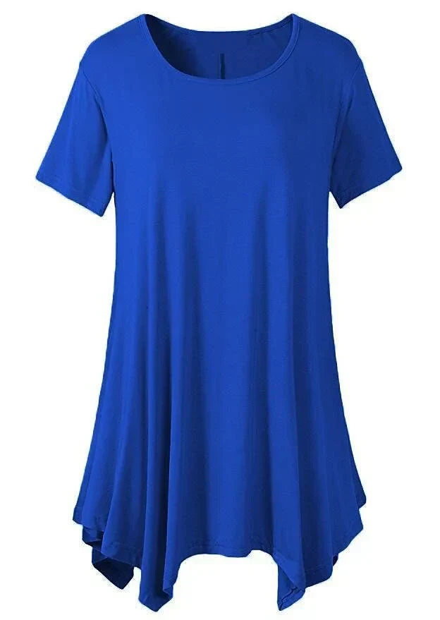 Locker sitzendes Damen-T-Shirt mit kurzen Ärmeln – Taryn