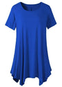 Locker sitzendes Damen-T-Shirt mit kurzen Ärmeln – Taryn