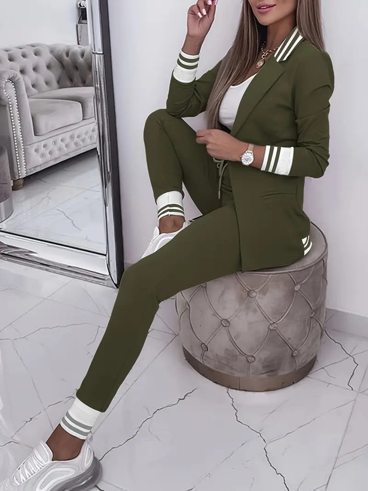 Lässiges Streetwear Gestreiftes Set - Sophie