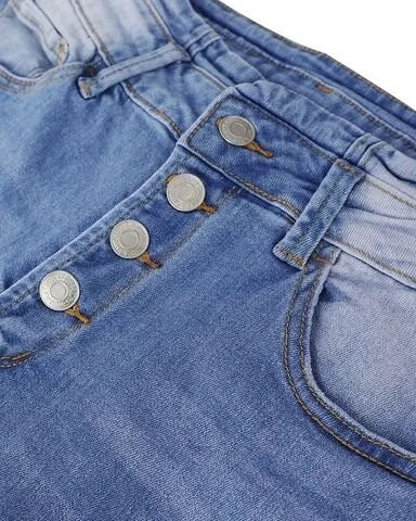 Trendige Jeanshose mit hoher Taille - Mila