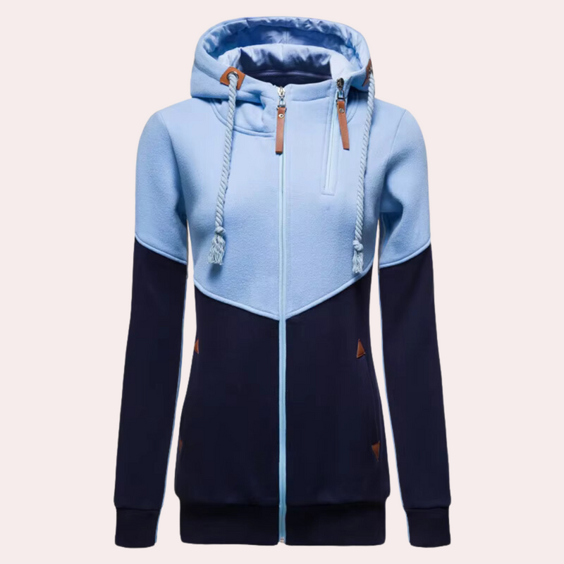 Sportliche Damenjacke mit Reißverschluss - Nora